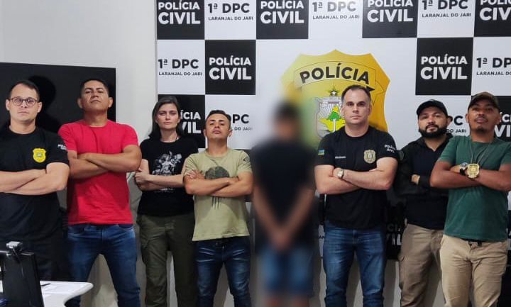 EM LARANJAL DO JARI, POLÍCIA CIVIL PRENDE HOMEM CONDENADO JUDICIALMENTE POR FAVORECIMENTO DA PROSTITUIÇÃO DE VULNERÁVEL E POR INDUÇÃO DE ADOLESCENTE AO USO DE DROGAS